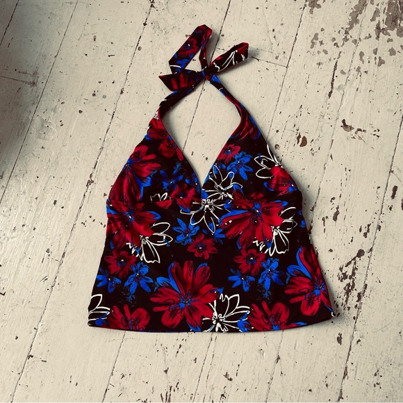 Catalina Floral Print Tankini Swim Top - Picture 5 of 10